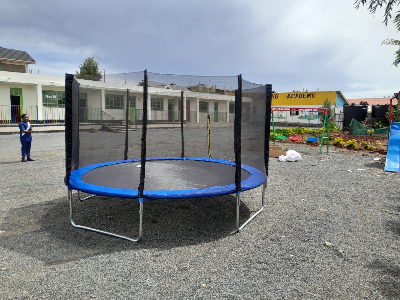 12 Feet Trampoline with Safety Net | Large Outdoor Backyard Trampoline